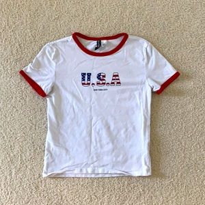 H&M Divided USA NYC top